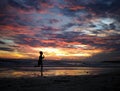 Spending sunset time in Bira beach, South Sulawesi, Indonesia, Asia, Travel