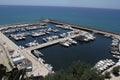 Sperlonga port summer panorama Royalty Free Stock Photo
