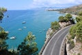 Sperlonga - Panorama della Baia delle Sirene dal sentiero sulla Via Flacca