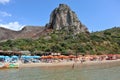 Sperlonga - Roccia dei Falchi che domina la Baia delle Sirene