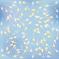 Sperm background. semen pattern