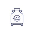 sperm bank, cryobank line icon