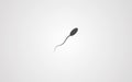 Sperm vector icon sign symbol Royalty Free Stock Photo