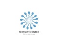 Sperm logo vector Royalty Free Stock Photo