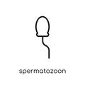 Spermatozoon icon. Trendy modern flat linear vector Spermatozoon