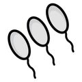 Sperms Isolated Vector icon which can be easily modified or edit