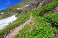 Sperry Glacier Trail Montana Royalty Free Stock Photo