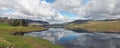 Spey river west of the dam, Scotland in spring