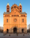 Speyer Cathedral with blue sky, Germany