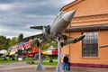 SPEYER, GERMANY - OCTOBER 2022: Lockheed F-104 Starfighter american West German Luftwaffe supersonic air superiority jet fighter-