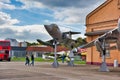 SPEYER, GERMANY - OCTOBER 2022: Lockheed F-104 Starfighter american West German Luftwaffe supersonic air superiority jet fighter-