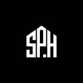 SPH letter logo design on BLACK background. SPH creative initials letter logo concept. SPH letter design.SPH letter logo design on Royalty Free Stock Photo