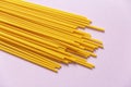 Sphagetti bucatini pasta Royalty Free Stock Photo