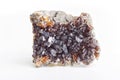 Sphalerite on white background.