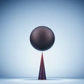 Sphere in balance Royalty Free Stock Photo