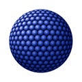 Sphere of Blue Spheres against White Royalty Free Stock Photo