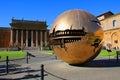 The Sphere within a Sphere in the courtyard of Vatican Museum,Vatican, Italy Royalty Free Stock Photo