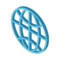 Sphere browser globe isolated icon