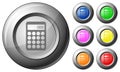 Sphere button calculator Royalty Free Stock Photo