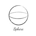 Sphere. Geometric shape