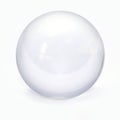 Sphere glass ball Royalty Free Stock Photo