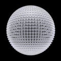 Sphere from glass spheres Royalty Free Stock Photo