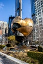 The Sphere in Liberty park New York City Royalty Free Stock Photo