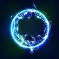 Sphere lightning light background multicolored