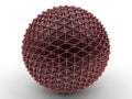 Sphere network concept Royalty Free Stock Photo