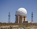 Sphere radar located at Dingli Cliffs. Malta Royalty Free Stock Photo