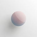 The sphere s subtle reflection and shading create a three dimensiona Royalty Free Stock Photo