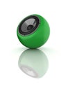 Sphere speaker Royalty Free Stock Photo