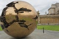 Sphere within sphere in Courtyard of the Pinecone at Vatican Mus