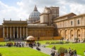 Sphere within sphere in Courtyard of the Pinecone at Vatican Museums. Royalty Free Stock Photo