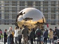 Sphere Within A Sphere sculpture at Vatican City Royalty Free Stock Photo