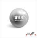 Sphere vector object. Royalty Free Stock Photo