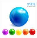 Sphere vector object. Royalty Free Stock Photo