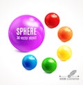 Sphere vector object. Royalty Free Stock Photo