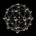 Sphere wireframe structure
