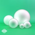 Spheres. 3D illustration. Can be used for info-graphics, presentations, graphic or website