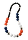 Spheric beads necklace