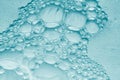 Spheric bubbles extreme closeup Royalty Free Stock Photo