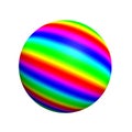 Spherical 3D button