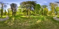 A Spherical 360 degrees seamless panorama view in equirectangular projection, panorama of natural landscape in Germany. VR content Royalty Free Stock Photo