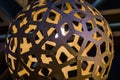 spherical futuristic lamp