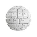 Spherical keyboard