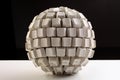 Spherical keyboard on table