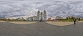 Spherical Panorama of Holy Spirit Cathedral, Minsk, Belarus Royalty Free Stock Photo