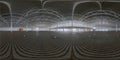 Spherical panorama of indoor construction site