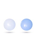 Spherical pearls of different colors. Vector set. eps 10 Royalty Free Stock Photo